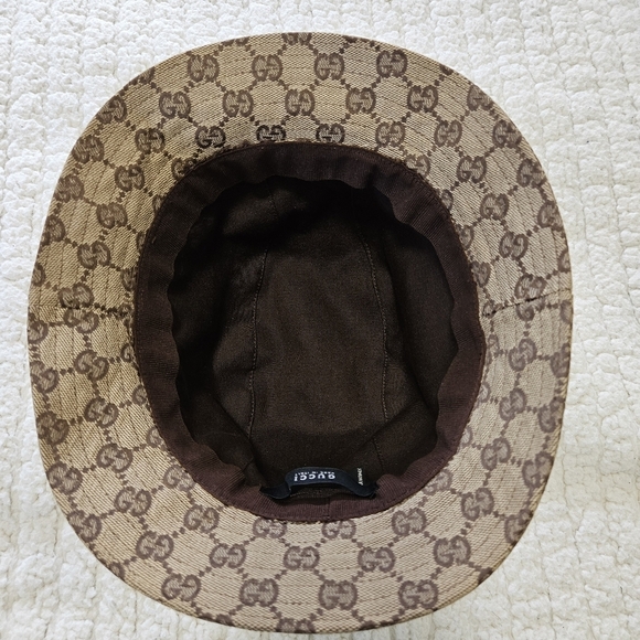 Gucci GG Monogram Sherry Line Bucket Hat - Picture 8 of 14